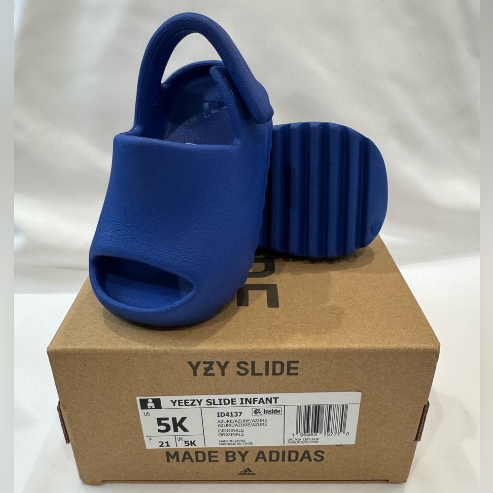 Yeezy Slide Infant – Azure Blue (5K) | Brand New with Box